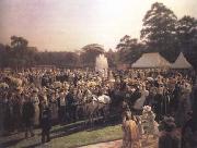 Laurits Tuxen The Queen's Garden Party at Buckingham Palace (mk25) oil painting